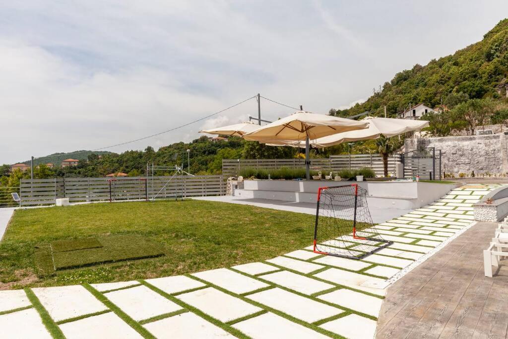 Tenuta Croce Appartamento Karol-Piscina-Vista Mare Salerno Exteriér fotografie