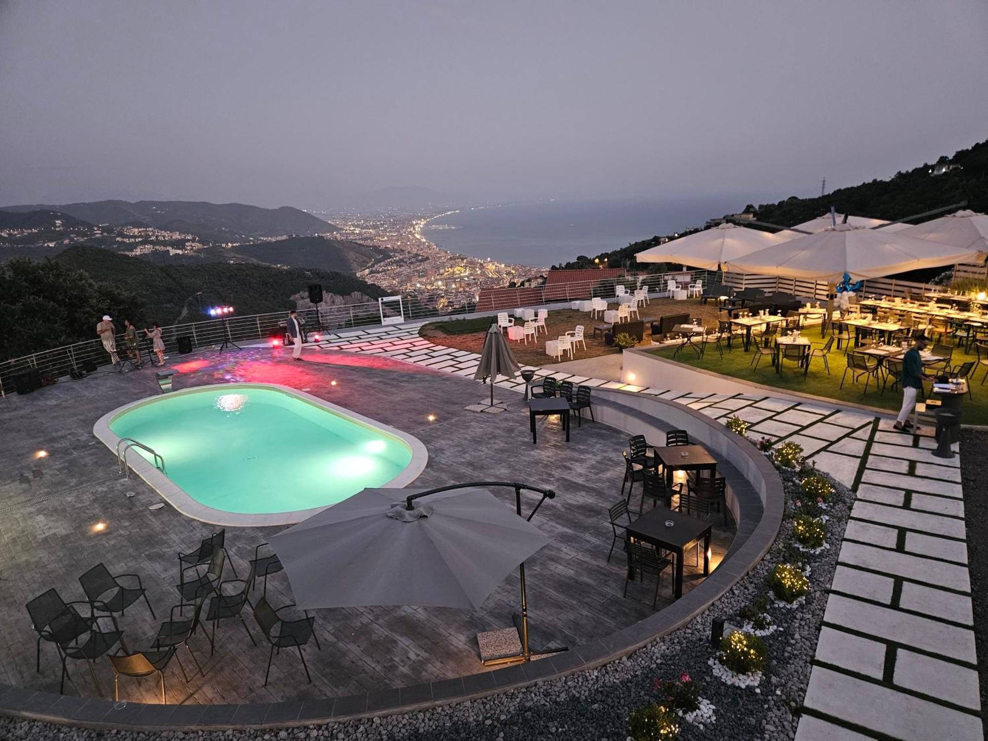 Tenuta Croce Appartamento Karol-Piscina-Vista Mare Salerno Exteriér fotografie